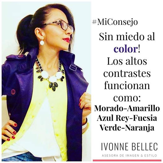 Combina sin Miedo el COLOR postal Facebook Ivonne Bellec Asesora de Imagen y Estilo