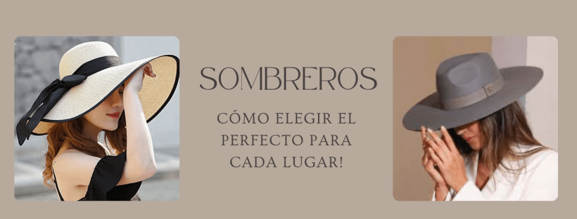 Tipos de sombreros mujer